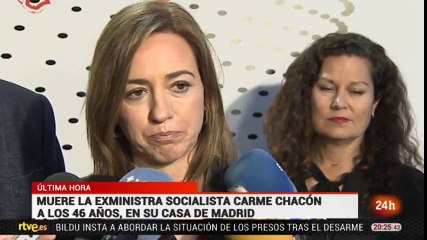 Última Hora: Muere Carme Chacón