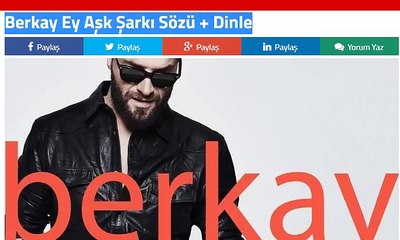 Berkay Ey Aşk Şarkı Sözü + Dinle