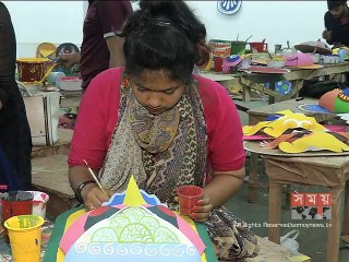 শেষ পর্যায়ে চারুকলার মঙ্গল শোভাযাত্রার প্রস্তুতি