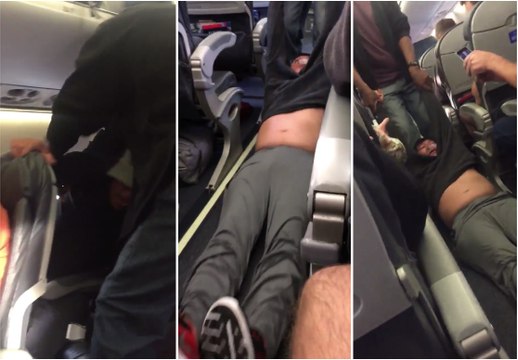 Un doctor frappé par des policiers et viré de l'avion à cause du surbooking