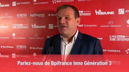 Patrice Bégay présente Bpifrance Inno Generation 3