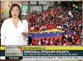 Policía venezolana contiene y repliega a manifestantes violentos