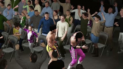 WWE 2K17 bret hitman hart v bruce lee