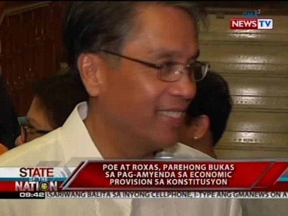 SONA: Sen. Grace Poe at LP standard bearer Mar Roxas, humarap sa isang forum