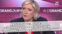 Rafle du Vel d’Hiv:  Les propos de Marine Le Pen condamnés par les candidats