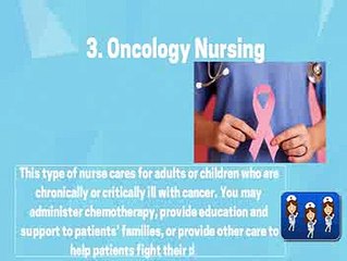 Different Types of Nursing Specialities