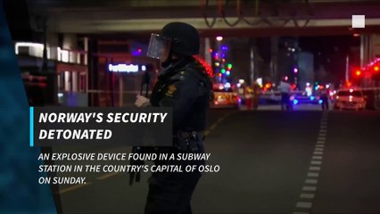 Norway police detonate explosive device found in central Oslo