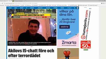 El sospechoso del atentado de Estocolmo confesó pertenecer al Estado Islámico