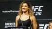 Pearl Gonzalez discusses breast implant issue at UFC 210