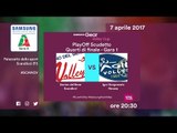 Scandicci - Novara 3-0 - Highlights - Gara 1 quarti - PlayOff Samsung Gear Volley Cup 2016/17