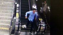 Member of public tackles alleged robber in underground