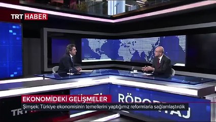 Başbakan Yardımcısı Şimşek TRT Haber'in konuğu oldu