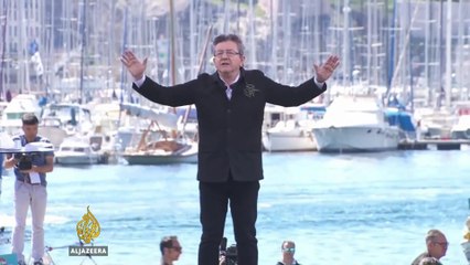 French election: Far-left candidate holds Marseilles rally