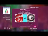 UYBA - Casalmaggiore 2-3 - Highlights - Gara 1 quarti - PlayOff Samsung Gear Volley Cup 2016/17