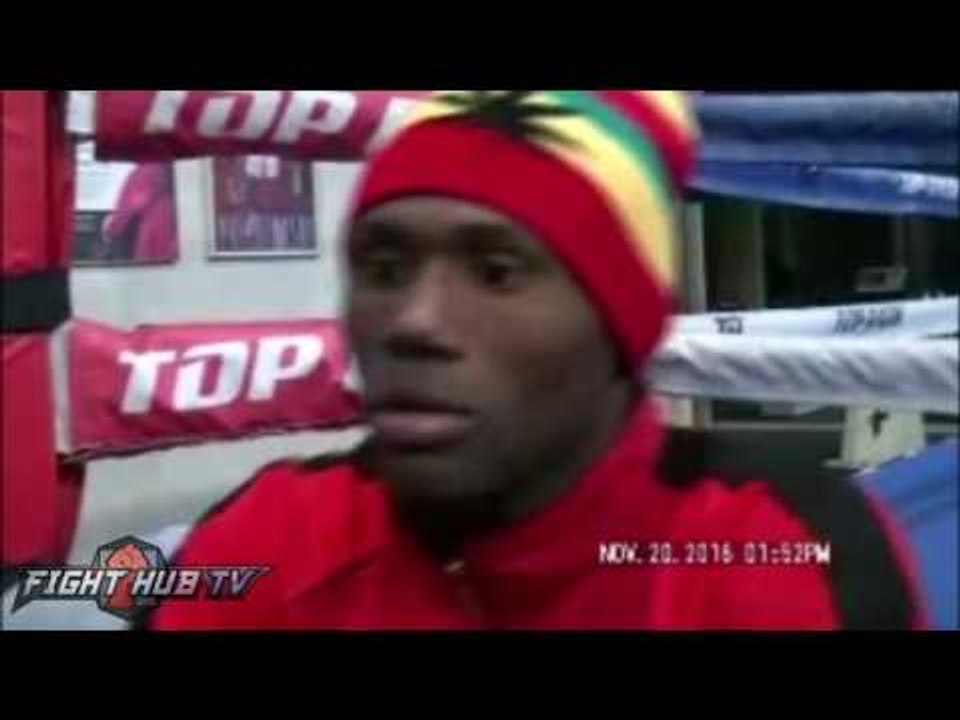 Lomachenko vs. Walters- Nicholas Walters Full Media Workout Scrum