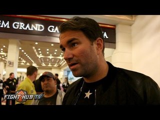 Eddie Hearn "Ward on points. Winner has a claim for pound 4 pound"