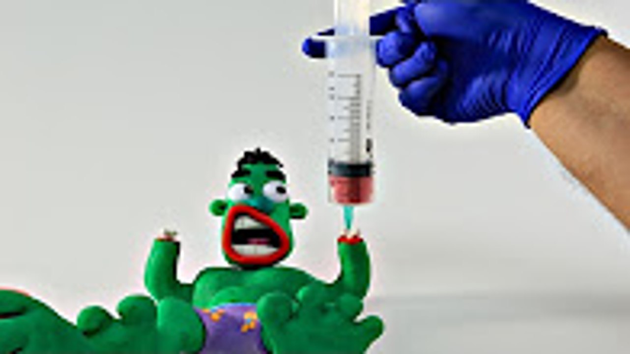 Not so Incredible HULK needs Shot in Arm! Marvel Superheroes Stop Motion Cartoons