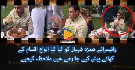 Check the menu items served to Hamza Shahbaz by his 'Poor' party workers