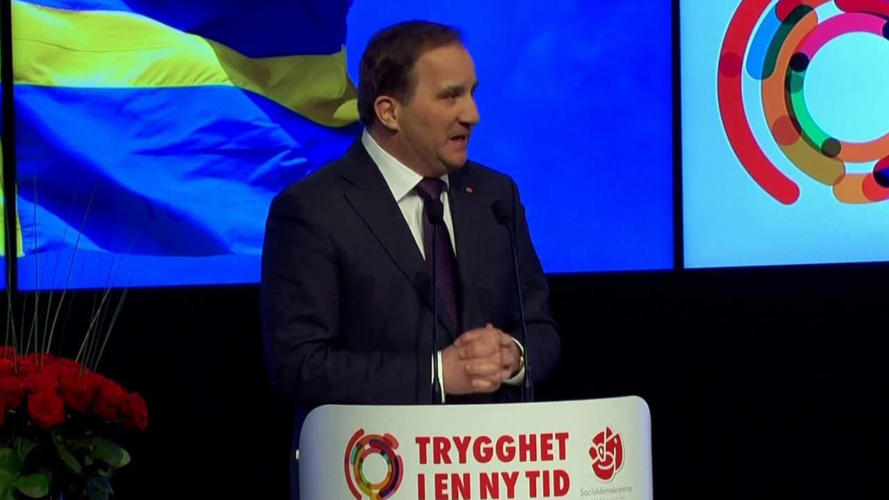 Swedish PM gives emotional speech in wake of lorry attack