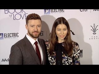 Justin Timberlake and Jessica Biel "The Book of Love" West Coast Premiere Red Carpet