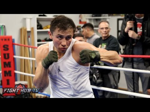 Golovkin vs. Wade Full Video- Gennady Golovkin Complete Media Workout Video