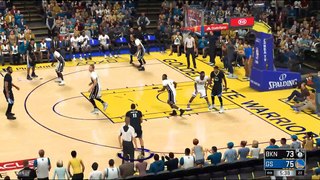 NBA 2K17 Stephen Curry & Warriors Highlights vs Nets 2017.02.25
