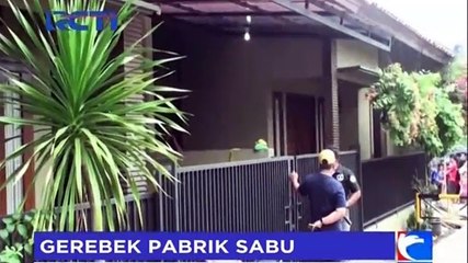 Polisi Gerebek Rumah yang Dijadikan Pabrik Sabu di Depok