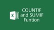 Microsoft Excel 2016 Tutorial - COUNTIF and SUMIF Function in Excel