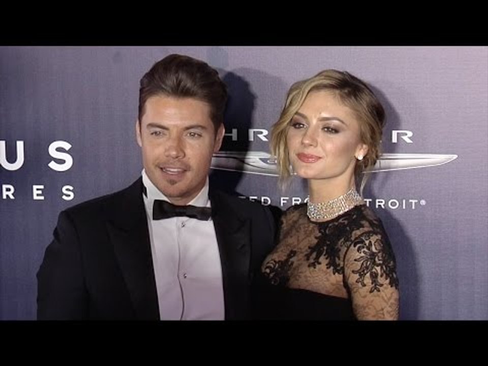 Josh Henderson and Christine Evangelista 2017 NBCUniversal Golden Globes After Party