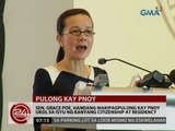 24Oras: Sen. Grace Poe, handang makipagpulong kay PNoy