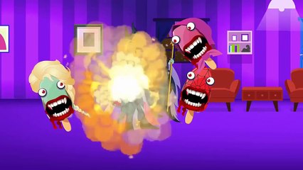 #Frozen Elsa and eat ice cream Masha scary#Dora# witch and funny