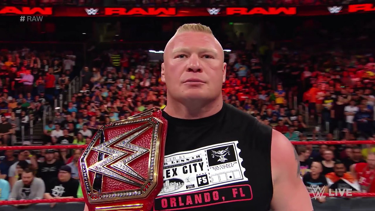 Braun Strowman puts Brock Lesnar on notice_ Raw, April 3, 2017