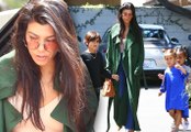 Kourtney Kardashian’s Movie Date With Her Brood — After Rocky Vacation With Ex Scott!