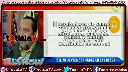 Revelan comunicacion entre delincuentes por whatsapp  para asaltar