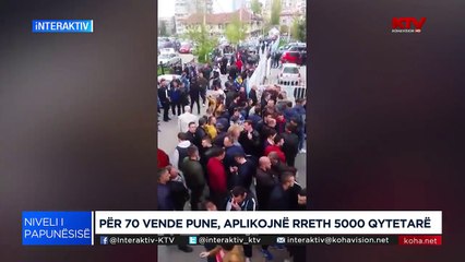 Për 70 vende pune, aplikojnë rreth 5000 qytetarë