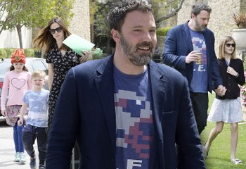 Ben Repents! Affleck Joins Jen Garner & Kids At Church