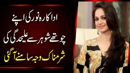 اداکارہ نور کی چوتھے شوہر سے طلاق کی شرمناک وجہ سامنے  آگی