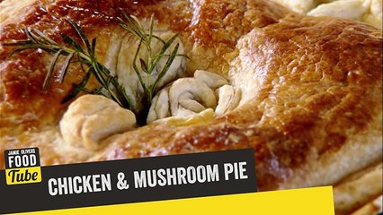 Jamie's Quick Chicken & Mushroom Pie