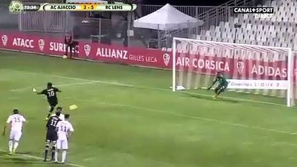 Habib Habibou second Goal - Ajaccio 3-6 RC Lens 10.04.2017