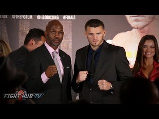 Bernard Hopkins vs. Joe Smith Jr. Full Press Conference and Face Off video