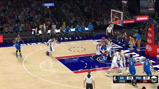 NBA 2K17 Stephen Curry & Kevin Durant Highlights at 76ers 2017-546464