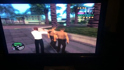 GTA VCS ps3 - strange jumping police glitch