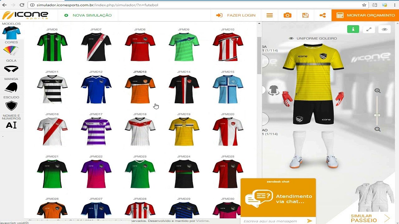 TUTORIAL: como montar/fazer uniforme de time (How to assemble/make soccer team uniform)