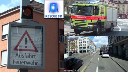 Alarmierung & Mitfahrt - TLF Schutz & Rettung Zürich FW Süd