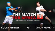 Roger FEDERER vs Andy MURRAY Highlights Match for Africa 3