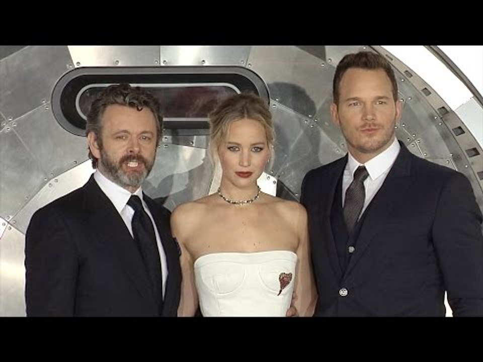 Jennifer Lawrence, Chris Pratt, Michael Sheen "Passengers" World Premiere