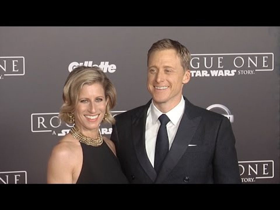 Alan Tudyk and Charissa Barton "Rogue One: A Star Wars Story" World Premiere Red Carpet