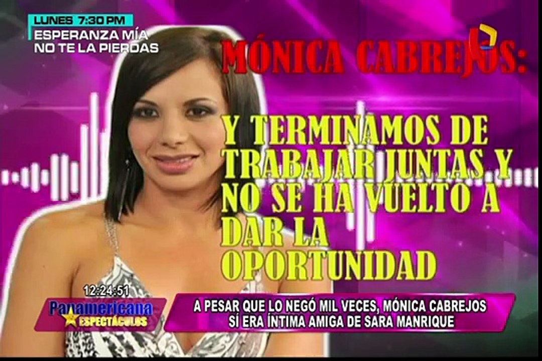 Mónica Cabrejos y Sara Manrique sí eran amigas y este video lo comprueba