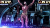 Injustice Gods Among Us The Flash Performs All Character Victory Celebrations Ultimate Edition