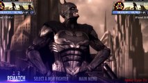 Injustice Gods Among Us Batman Performs Character Victory Celebrations PC 60FPS 1080p